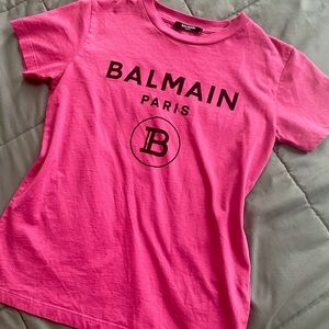 Balmain T Shirt pink